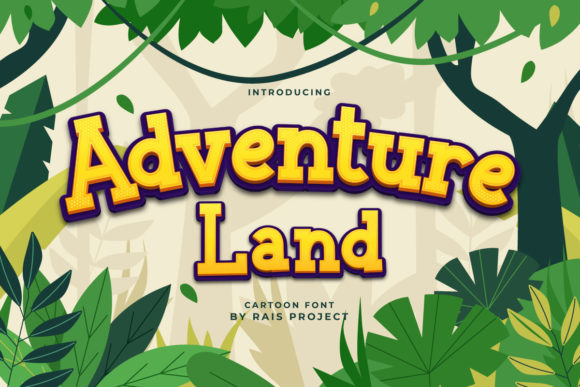 Adventure Land Display Font for Handmade Creators