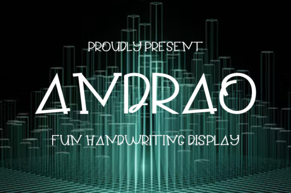 Andrao: A Display Font That Breathes With Your Content