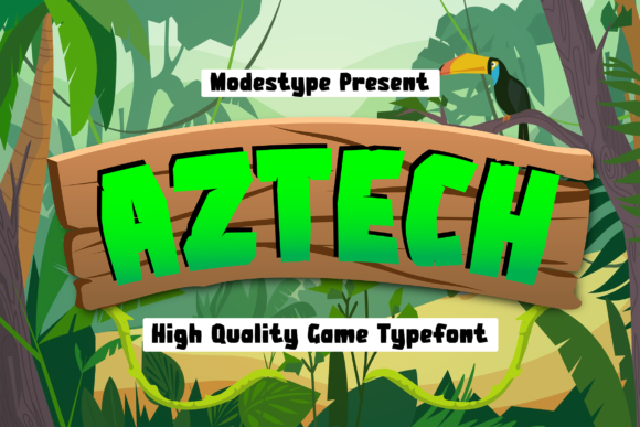 Aztech: The Display Font That Makes Joy Instantly Readable