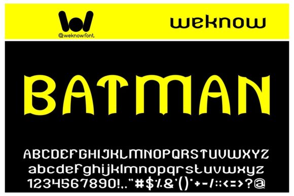 Batman Display Font: Bold, Playful & Perfect for Standout Branding