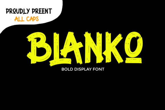 Blanko: A Bold Display Font for Editorial Impact