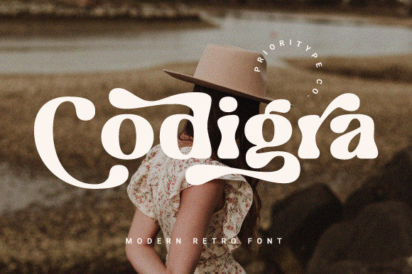 Codigra: A Wavy, Retro Display Font That Feels Like a Thoughtful Pause