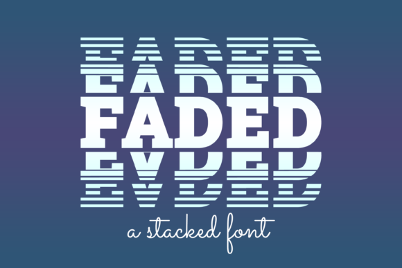 Faded Font: A Strategic Display Typeface for Scroll-Stopping Visuals