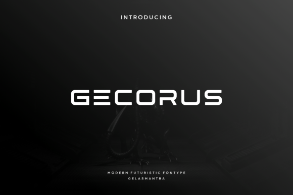 Gecorus: A Futuristic Display Font for Editorial Design