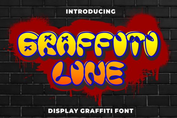 Graffiti Line: A Bold Display Font for Editorial Impact