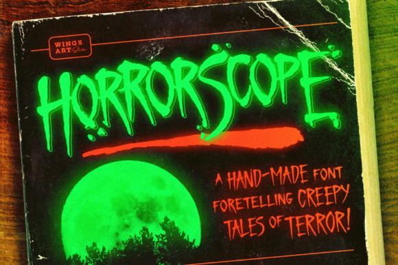 Horror Scope: A Display Font That Grabs Attention—Not Just for Halloween