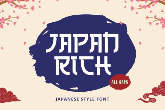 Japan Rich: A Bold, Authentic Display Font for Real Branding