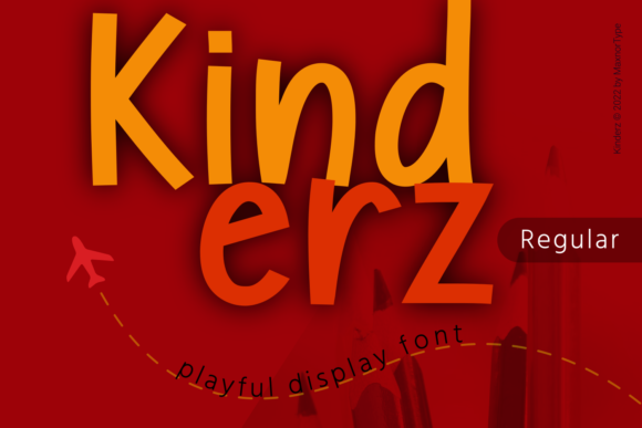 Kinderz: A Clean Display Font for Small Business Branding