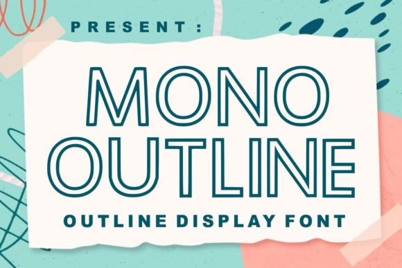 Mono Outline: A Friendly, Professional Display Font for Small Businesses