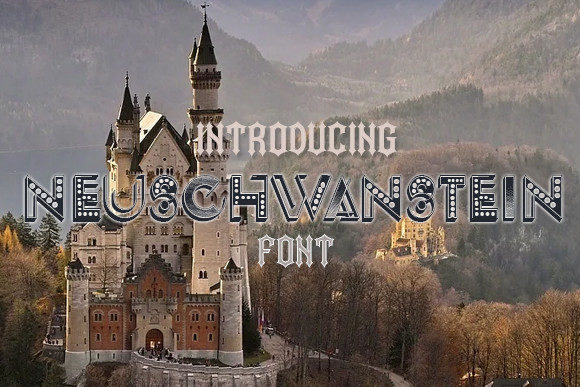 Neuschwanstein: A Standout Display Typeface for Small Business Branding