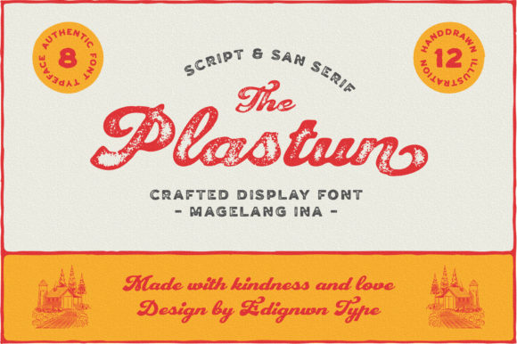 Plastun: A Vintage Display Font That Breathes Life Into Editorial Design