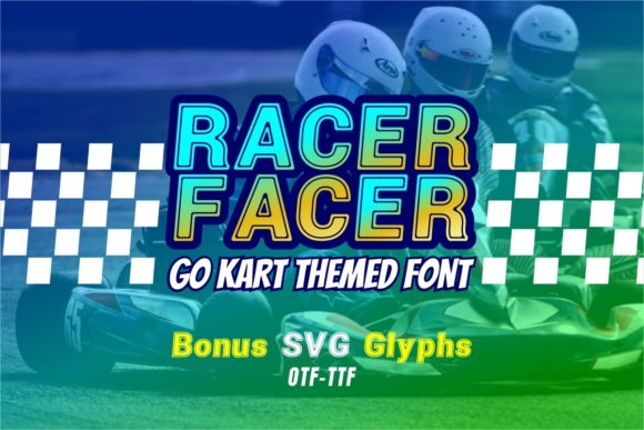 Racer Facer: A Racing-Themed Display Font That Gives Your Brand Speed & Personality
