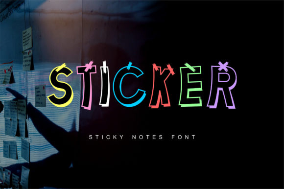 Sticker: A Thoughtful Display Font for Editorial Moments