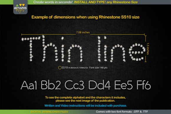Thin Line: A Bold, Playful Display Font That Lifts Brand Identity