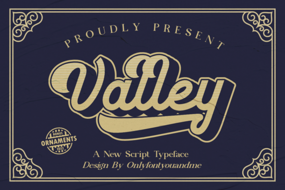 Valley: A Vintage Display Font That Elevates Digital Headlines