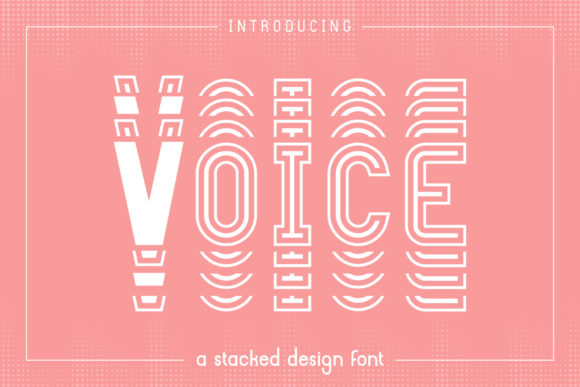 Voice Display Font for Memorable Brand Visuals